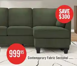 The Brick Upholstered Sofa Chaise Lounger, Chaise Lounge, Dark Green Fabric, Modern, Contemporary Sofa offer