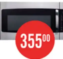The Brick GE 1.6 Cu. Ft. Over-the-Range Microwave with Programmable Defrost and 300 CFM - Stainless offer