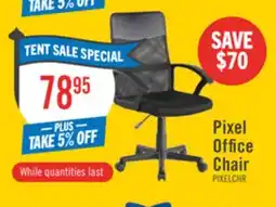 The Brick Pixel 22 Mesh Fabric Office Chair with Lumbar Support - Black offer
