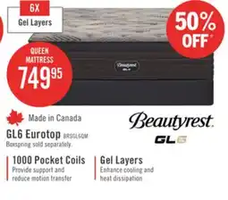 The Brick Beautyrest GL6 Eurotop Medium Queen Mattress offer