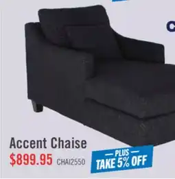The Brick Made in Canada Sofa Lab Customizable 36 Fabric Accent Chaise with Wood Legs – Teddy Raven offer