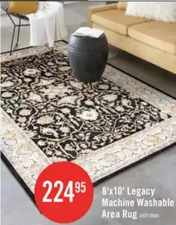 The Brick 8'x10' Legacy Machine Washable Area Rug offer