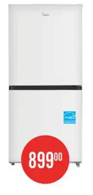 The Brick Midea 20 Cu. Ft. 3-in-1 Convertible Refrigerator-Freezer - White - MRU21C7BWW offer