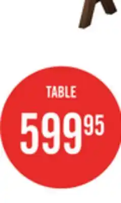 The Brick Plum 5pc Dining Set with Table & 4 Chairs, Wood, Live-Edge Look, 70.75W- Nutmeg Brown offer