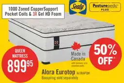 The Brick Sealy Posturepedic Plus Alora Eurotop Plush Queen Mattress offer