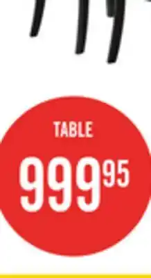 The Brick Cami Dining Table with Genuine Marble Top, 70W - White offer