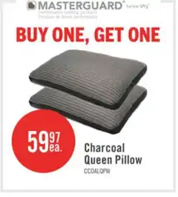 The Brick Charcoal Queen Pillow offer