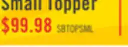 The Brick Small Topper offer