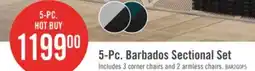 The Brick 5-Pc. Barbados Sectional Set offer