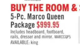 The Brick 5-Pc. Marco Queen Package offer