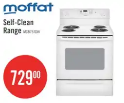 The Brick Moffat 30 Free Standing Self Clean Electric Range - MCB757DMWW offer