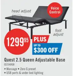 The Brick Quest 2.5 Queen Adjustable Base offer
