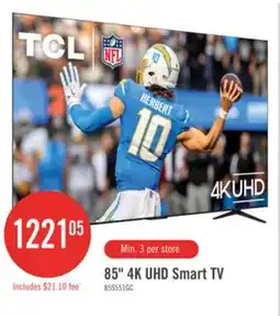 The Brick TCL 85 S551G LED 4K UHD Smart Google TV (85S551G-CA) offer