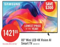 The Brick SAMSUNG 85 M70H Mini-LED 4K Smart Tizen TV (UN85M70HAFXZC) – 2026 Model offer