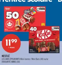 Pharmaprix NESTLÉ LES AMIS ÉPEURANTS Mini Bars (40) or FAVOURITE MINIS (50) offer