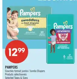 Pharmaprix PAMPERS Jumbo Diapers offer