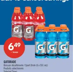 Pharmaprix GATORADE Sport Drink (6 x 591 mL) offer