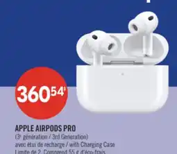 Pharmaprix APPLE AIRPODS PRO offer