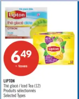 Pharmaprix LIPTON Iced Tea (12) offer