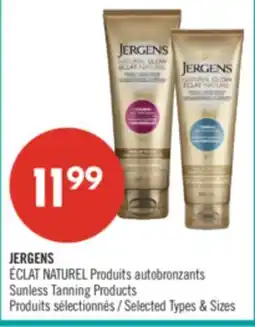 Pharmaprix JERGENS Sunless Tanning Products offer