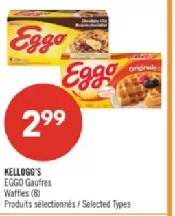 Pharmaprix KELLOGG'S EGGO Gaufres Waffles (8) offer