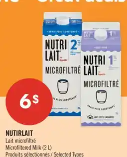Pharmaprix NUTRILAIT Microfiltered Milk offer