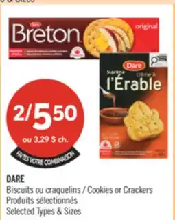 Pharmaprix DARE Cookies or Crackers offer