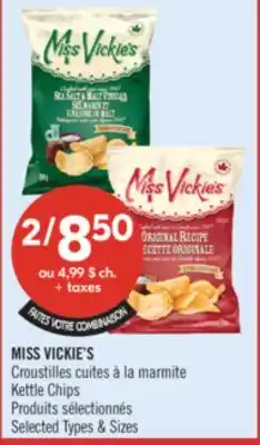 Pharmaprix MISS VICKIE'S Kettle Chips offer