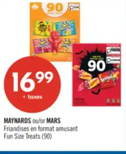 Pharmaprix MAYNARDS or MARS Fun Size Treats offer