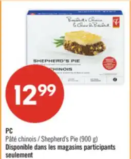 Pharmaprix PC Shepherd's Pie offer