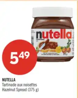 Pharmaprix NUTELLA Hazelnut Spread (375 g) offer
