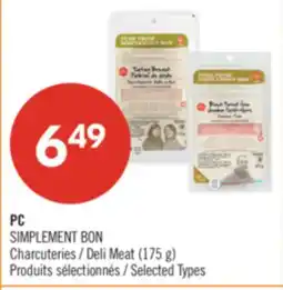 Pharmaprix SIMPLEMENT BON Deli Meat offer