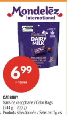 Pharmaprix CADBURY Cello Bags offer