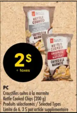 Pharmaprix PC Kettle Cooked Chips offer