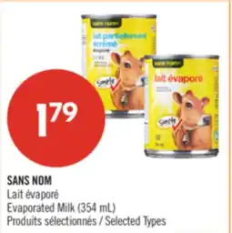 Pharmaprix NO NAME Evaporated Milk offer
