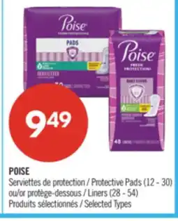 Pharmaprix POISE Protective Pads (12 - 30) or Liners (28 - 54) offer