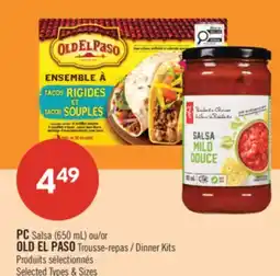 Pharmaprix PC SALSA (650 mL) or OLD EL PASO Dinner Kits offer