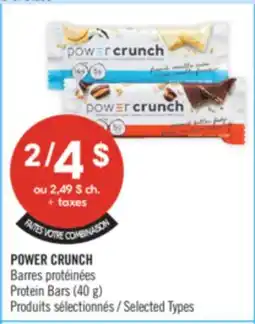 Pharmaprix POWER CRUNCH Protein Bars offer