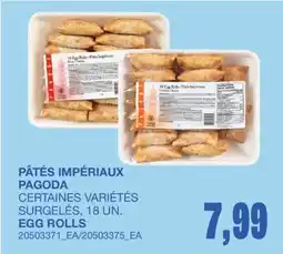 Wholesale Club PÂTÉS IMPÉRIAUX PAGODA, 18 UN offer