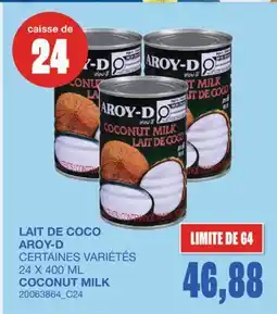 Wholesale Club LAIT DE COCO AROY-D offer