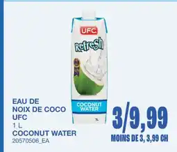 Wholesale Club EAU DE NOIX DE COCO UFC offer