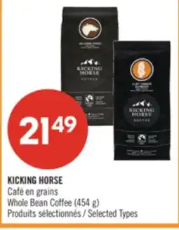 Pharmaprix KICKING HORSE Whole Bean Coffee offer
