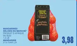 Wholesale Club MANDARINES DÉLICES DU MARCHÉ, 1,5 LB offer