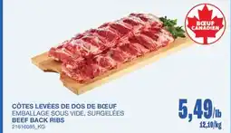 Wholesale Club CÔTES LEVÉES DE DOS DE BŒUF offer