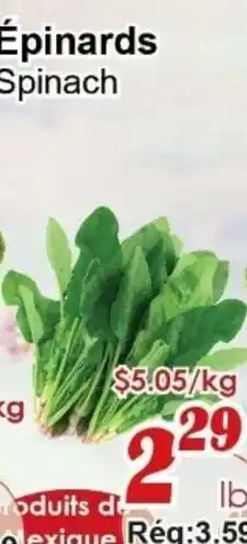 Marche C&T Spinach offer
