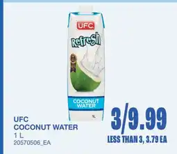 Wholesale Club UFC COCONUT WATER offer