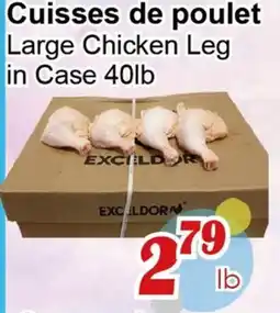 Marche C&T Large Chicken Leg in Case 40lb offer