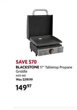 Home Hardware 17 Tabletop Propane Griddle offer