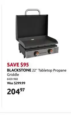 Home Hardware 22 Tabletop Propane Griddle offer