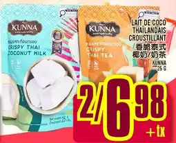 Marché Lian Tai KUNNA CRISPY THAI COCONUT MILK, CRISPY THAI TEA offer
